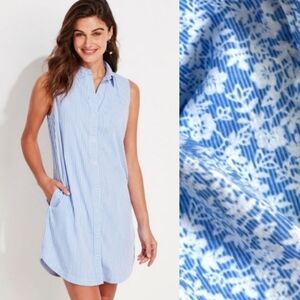 🆕️ Joie Sleeveless Shirt Dress with Front Buttons & Hand Pockets. NWOT